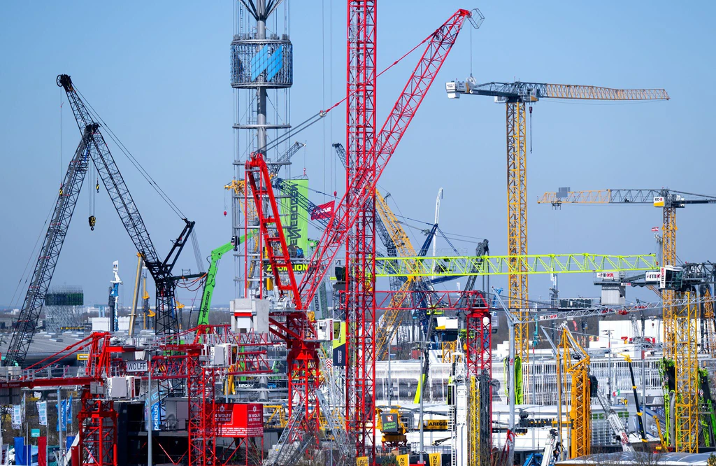 Die Bauma findet nur alle drei Jahre statt, der nächste Termin ist im April 2028. — © Sven Hoppe/dpa
