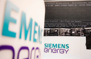 Gute Zahlen in schwieriger Zeit für Siemens Energy. (Symbolbild) — © Frank Rumpenhorst/dpa