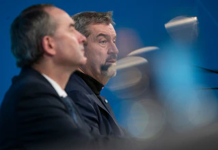Die Freien Wähler von Hubert Aiwanger hatten sich lange gegen die Zustimmung zum milliardenschweren Finanzpaket von Union und SPD gesträubt. (Archivbild) — © Peter Kneffel/dpa